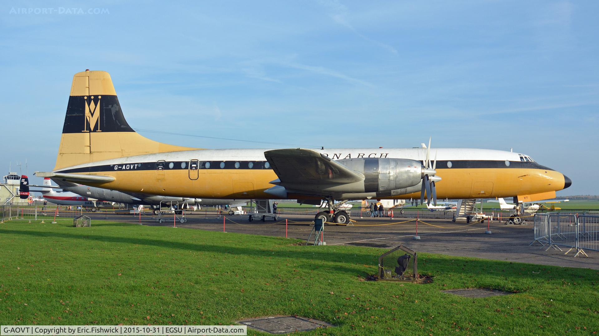 G-AOVT, 1958 Bristol 175 Britannia 312 C/N 13427, 2. G-AOVT -the Duxford Aviation Society 