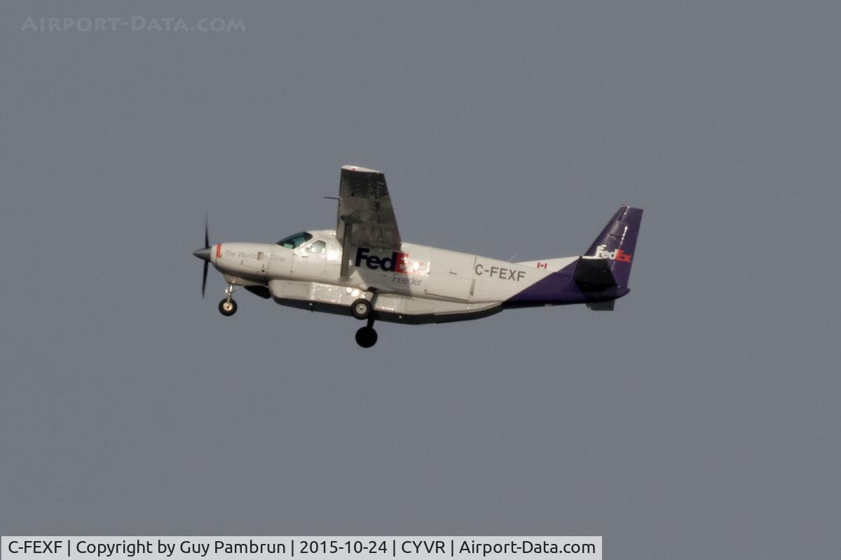 C-FEXF, 1996 Cessna 208B Super Cargomaster C/N 208B0508, Taken from the float plane base at CYVR