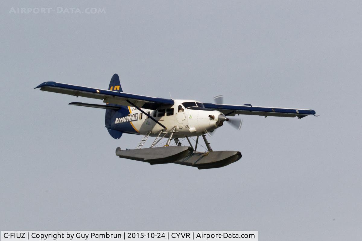 C-FIUZ, 1956 De Havilland Canada DHC-3T Vazar Turbine Otter C/N 135, Taken from the float plane base at CYVR