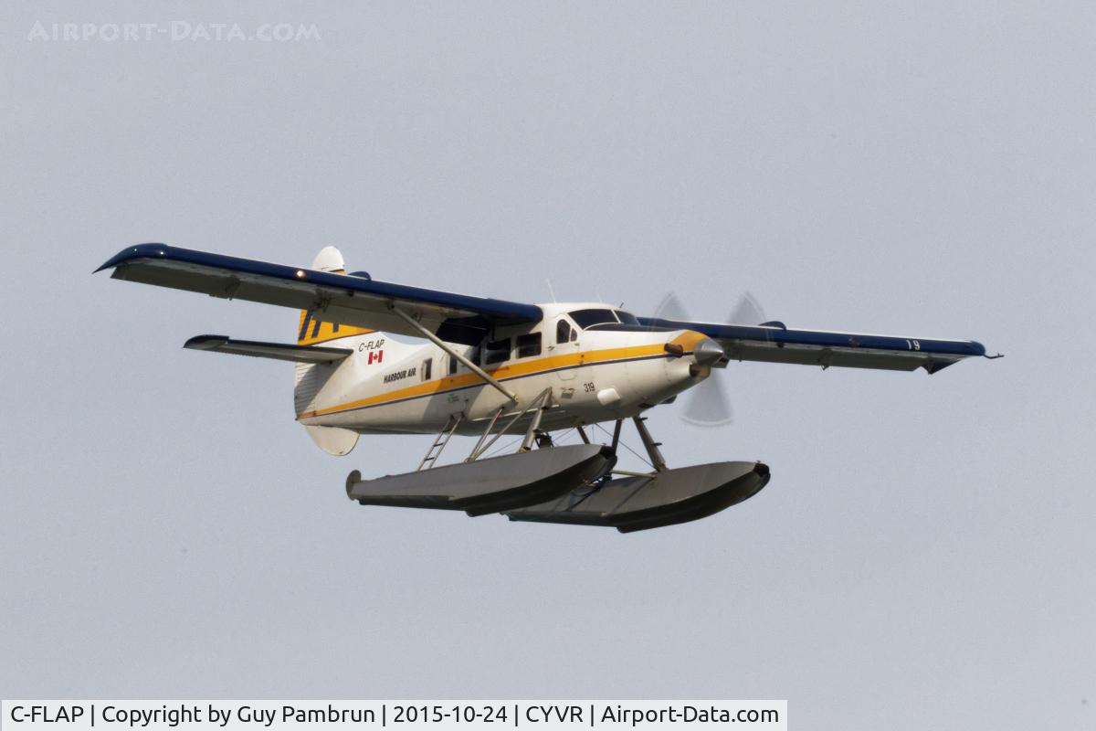 C-FLAP, 1958 De Havilland Canada DHC-3 Otter Otter C/N 289, Taken from the float plane base at CYVR