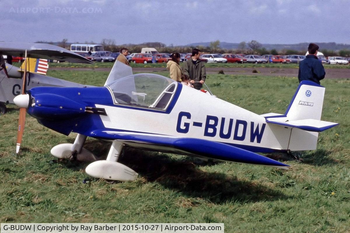 G-BUDW, 1992 Brugger MB-2 Colibri C/N PFA 043-10644, Brugger MB2 Colibri [PFA 043-10644] (Place and date unknown). From a slide.