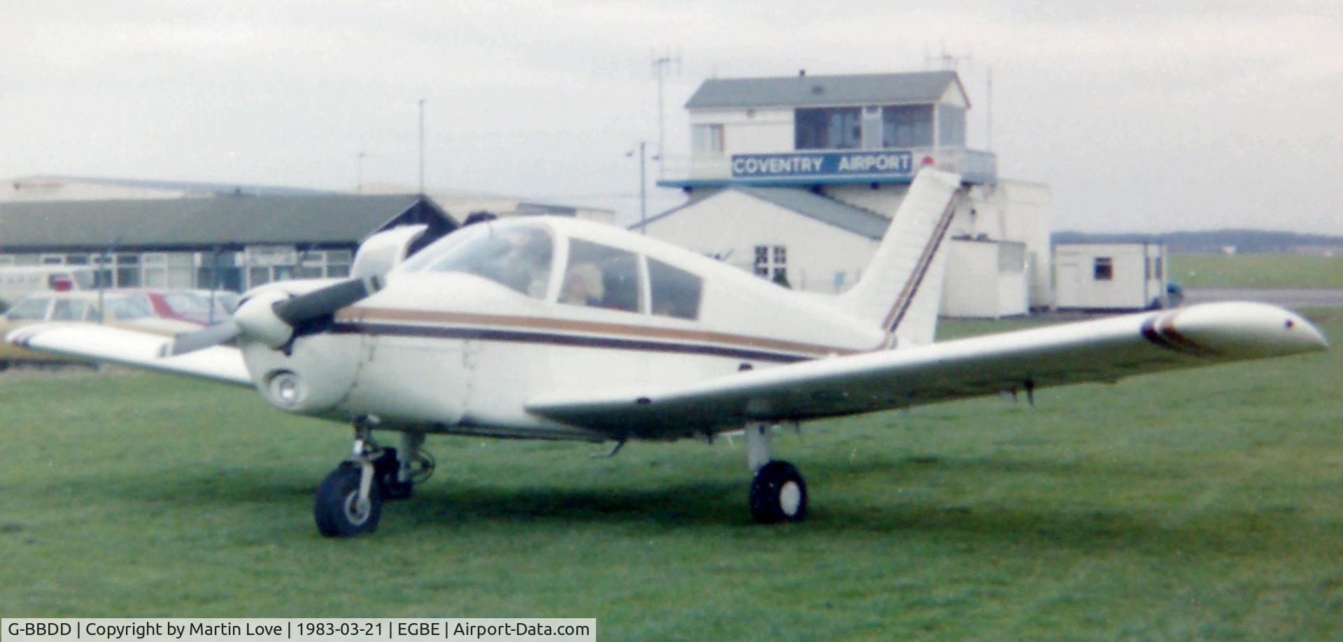 G-BBDD, 1973 Piper PA-28-140 Cherokee C/N 28-7325444, Celebration flight.