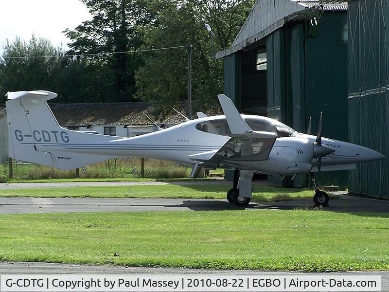 G-CDTG, 2005 Diamond DA-42 Twin Star C/N 42.083, @ Halfpenny Green. Owned by Twinstar Ltd.