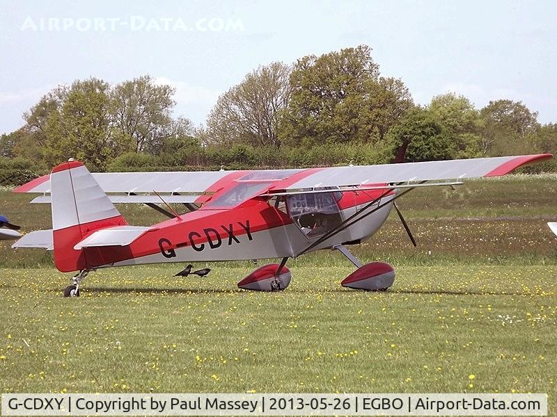 G-CDXY, 2007 Skystar Kitfox Series 7 C/N PFA 172D-14112, At the 40's Weekend Fly-In.