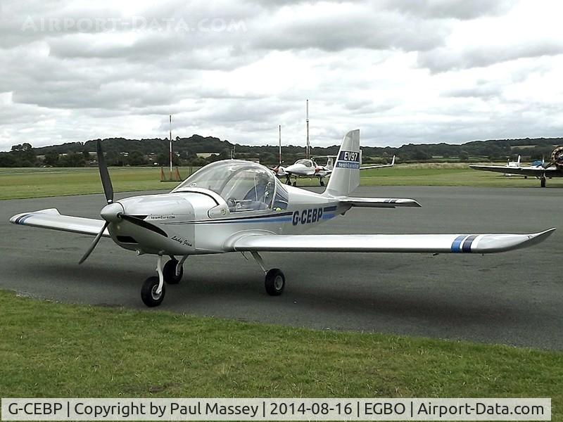 G-CEBP, 2006 Aerotechnik EV-97 Eurostar C/N 2825, Visitor to Halfpenny Green.