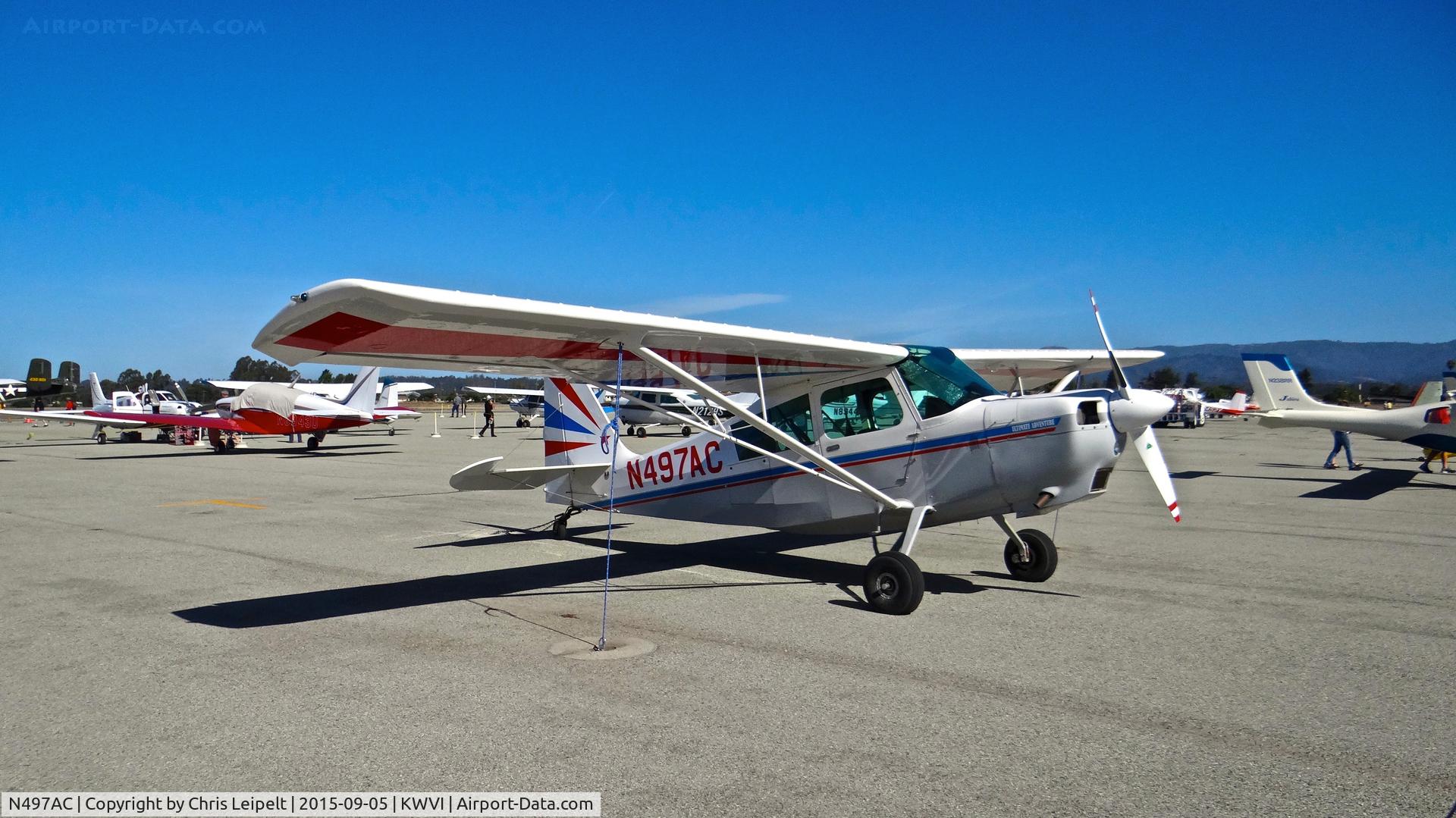 N497AC, 2005 American Champion 7GCAA Citabria C/N 497-2005, 2005 American Champion 7GCAA on display at the 2015 Watsonville Fly In.