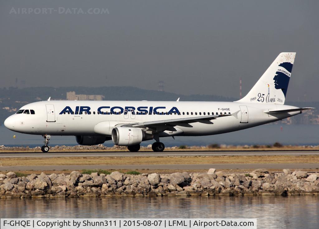 F-GHQE, 1990 Airbus A320-211 C/N 0115, Taking off from rwy 13L still with special tail c/s