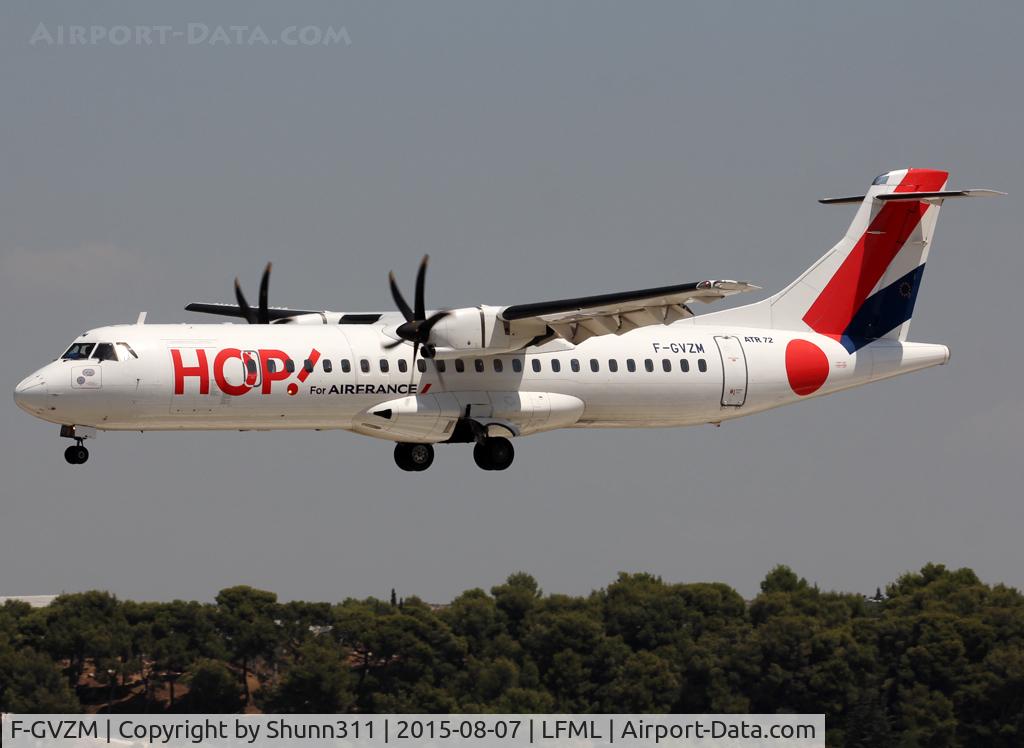 F-GVZM, 1999 ATR 72-212A C/N 590, Landing rwy 31L