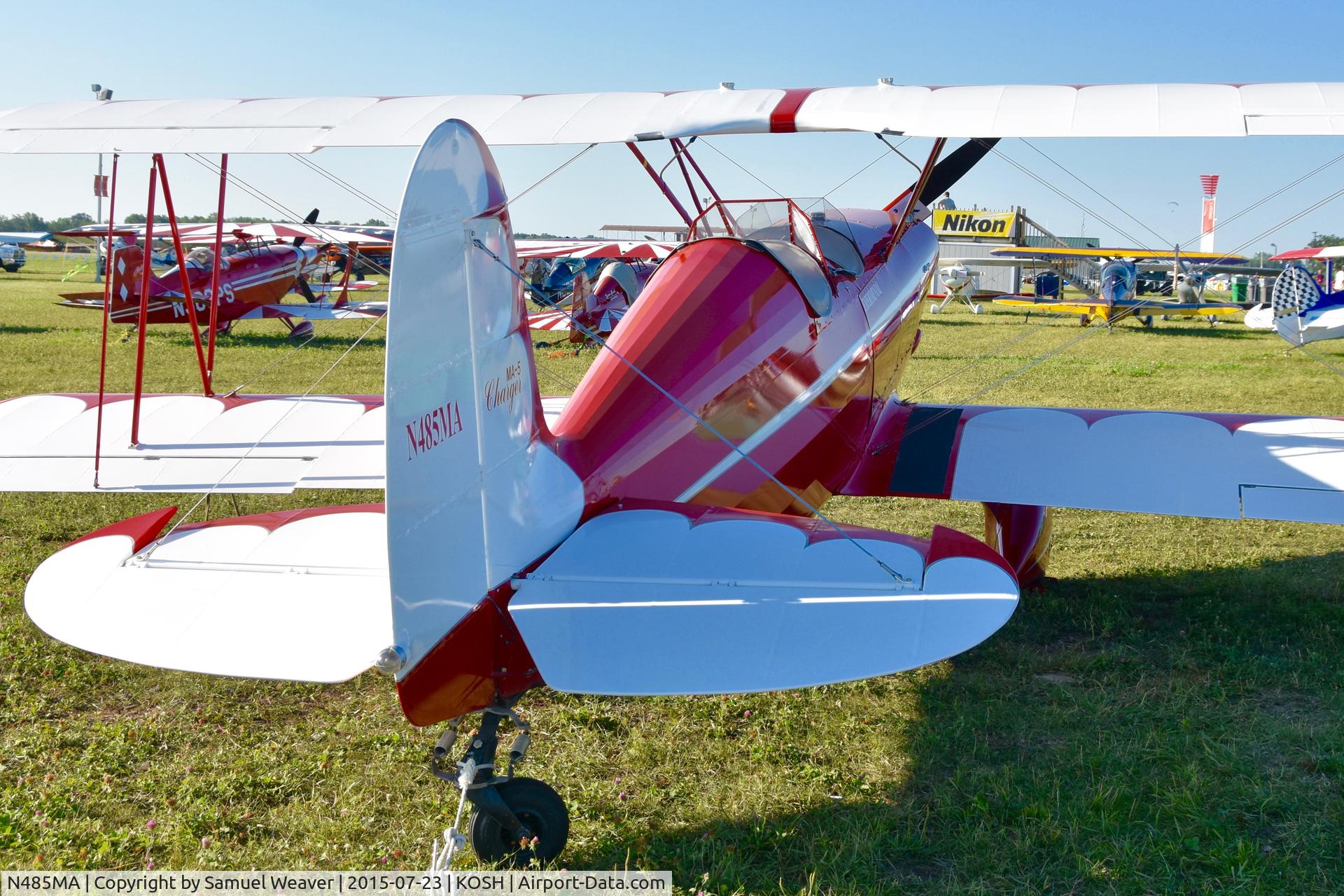 N485MA, 2003 Marquart MA-5 Charger C/N 0053, N485MA in IAC parking @ KOSH 2015