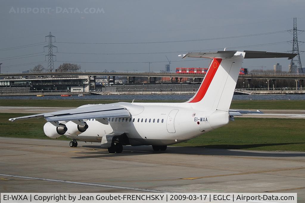 EI-WXA, 1997 British Aerospace Avro 146-RJ85A C/N E2310, CityJet departure