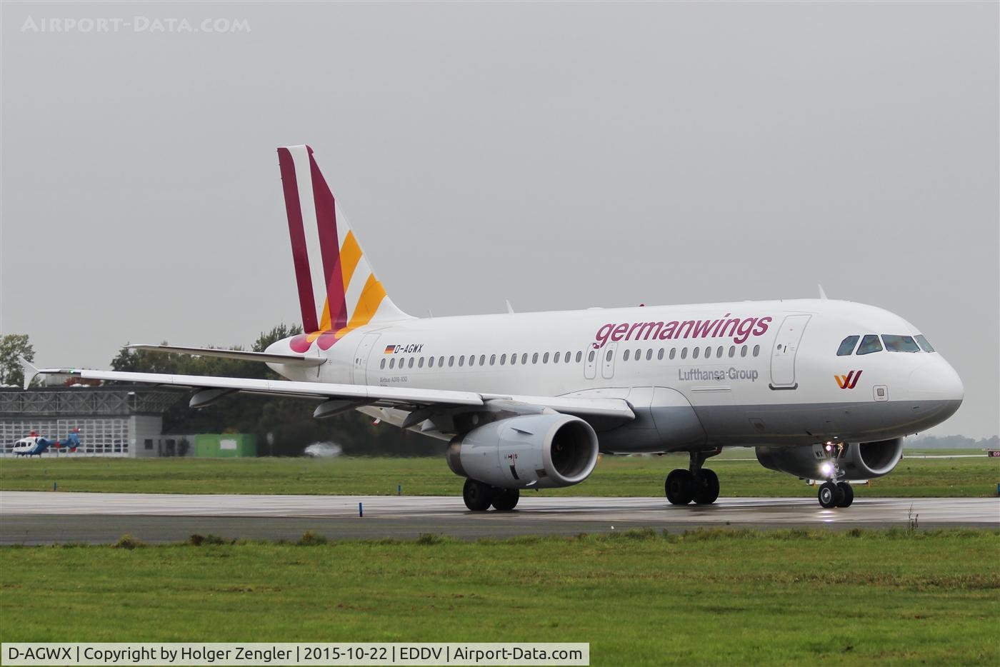 D-AGWX, 2013 Airbus A319-132 C/N 5569, On taxi to departure....