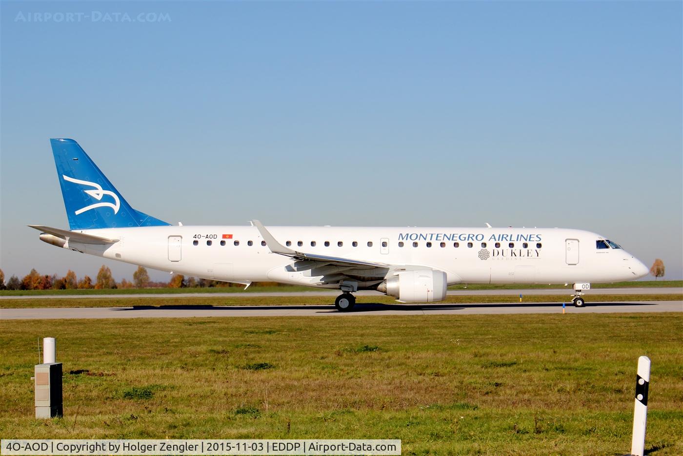 4O-AOD, 2014 Embraer 190LR (ERJ-190-100LR) C/N 19000665, On taxi for departure to SXF...