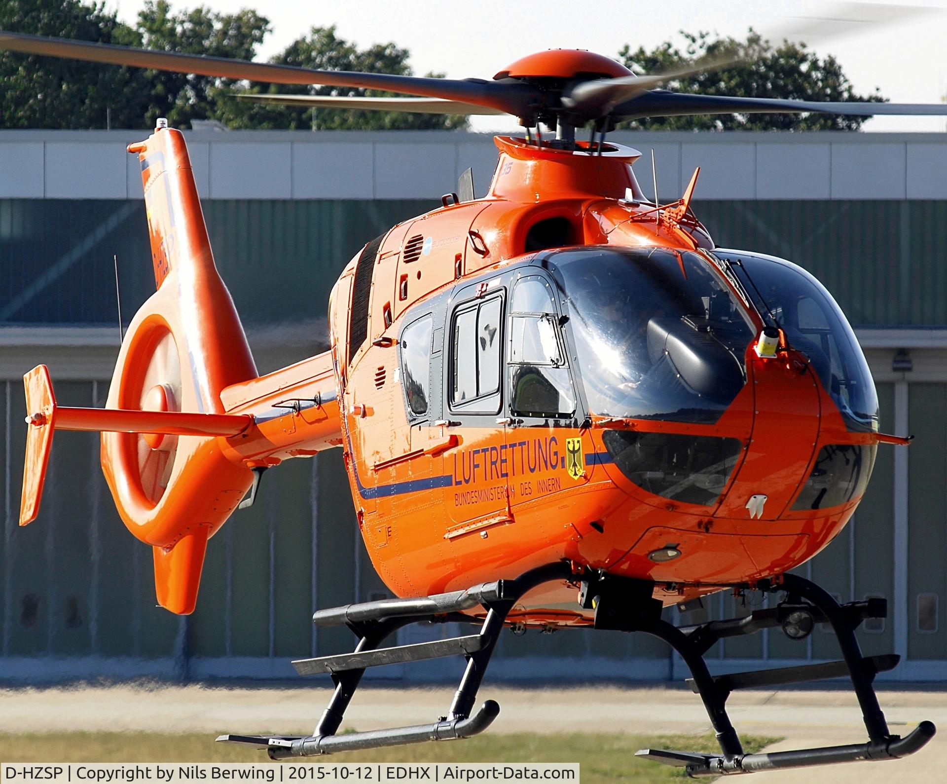 D-HZSP, 2008 Eurocopter EC-135T-2+ C/N 0648, German Federal Police