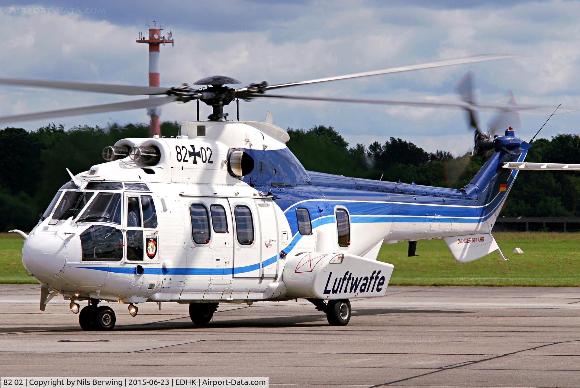 82 02, Eurocopter AS-532U2 Cougar C/N 2452, German Air Force 720 at EDHK