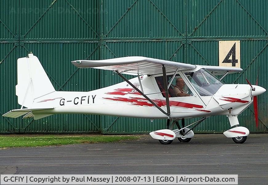 G-CFIY, 2008 Comco Ikarus C42 FB100 C/N 0804-6954, @ Halfpenny Green.