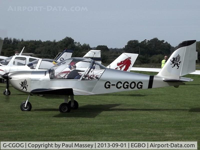 G-CGOG, 2010 Aerotechnik EV-97A Eurostar C/N LAA 315A-14980, @ the Wings & Wheels Fly-In.