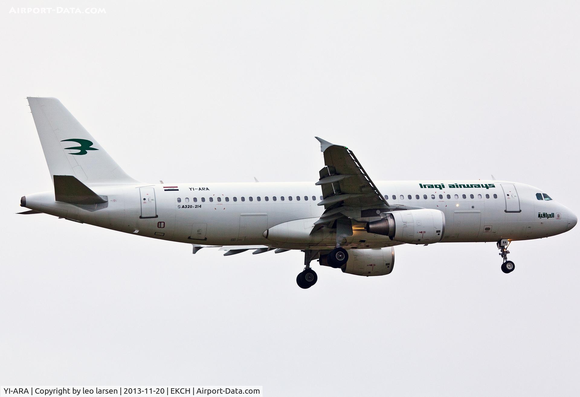 YI-ARA, 2012 Airbus A320-214 C/N 5115, Copenhagen 20.11.13