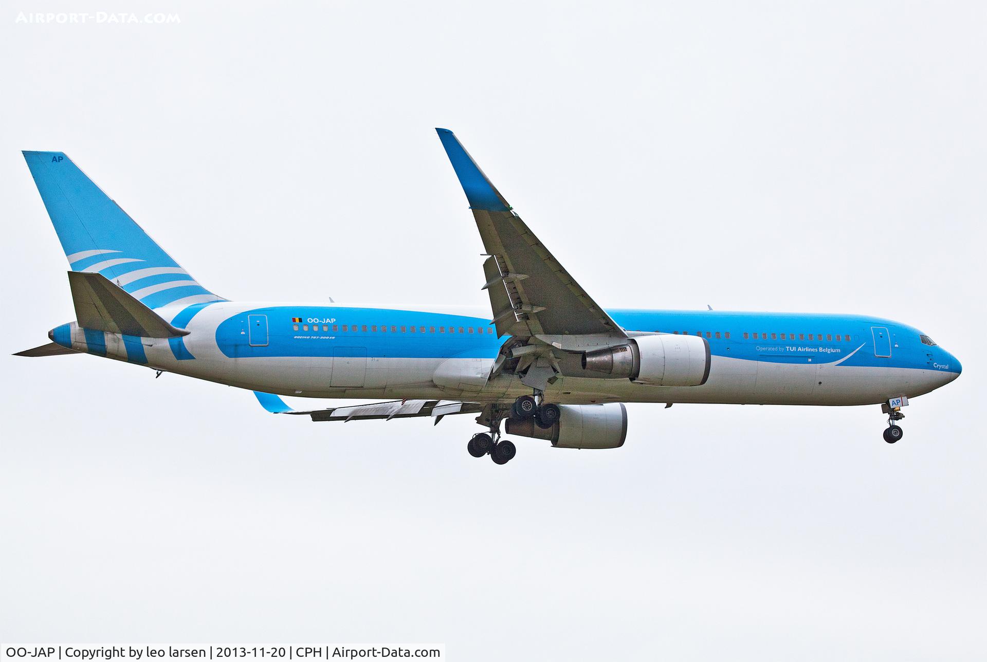 OO-JAP, 2001 Boeing 767-38E/ER C/N 30840, Copenhagen 20.11.13