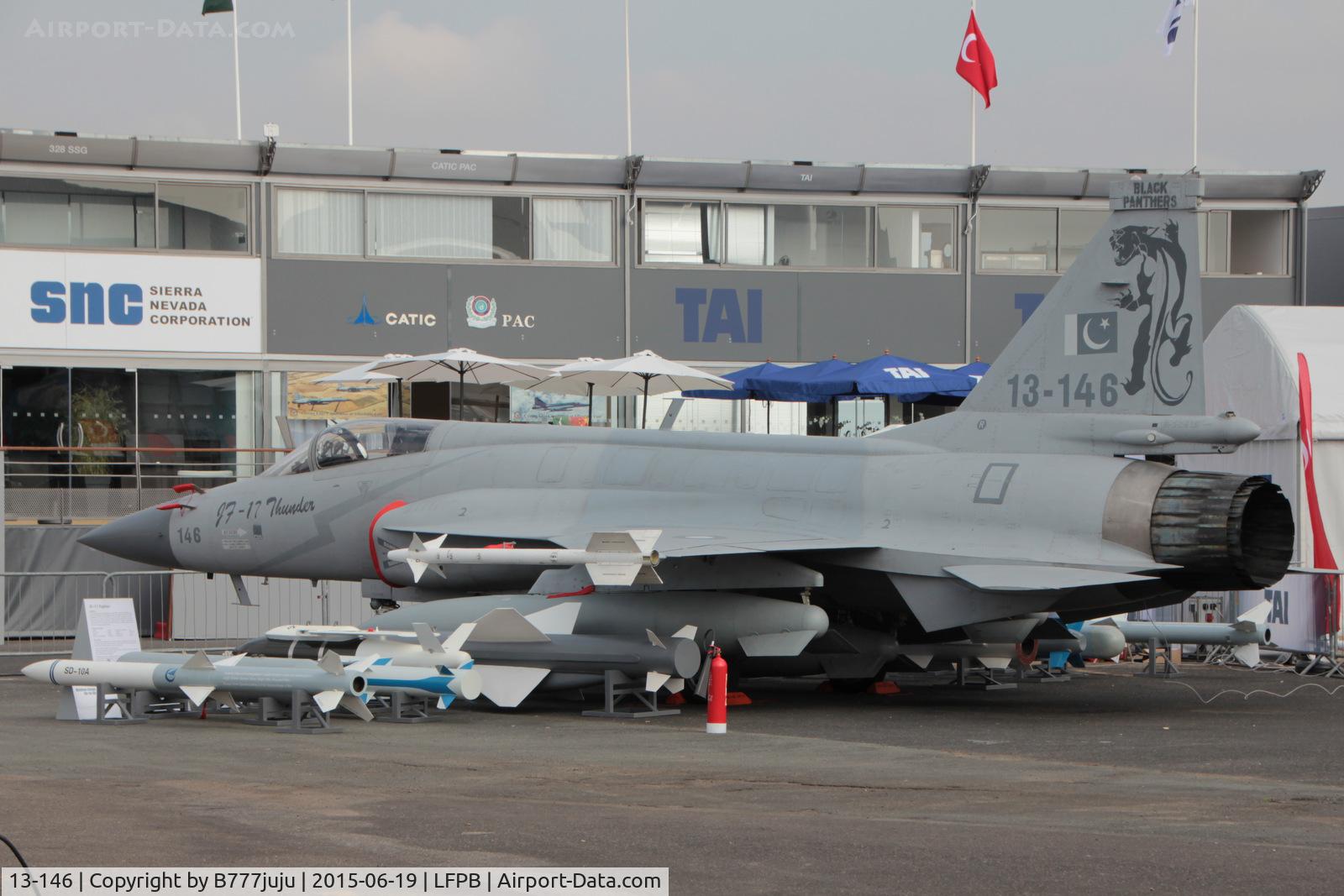 13-146, PAC JF-17 Thunder C/N FC13146, at Le Bourget for SIAE 2015