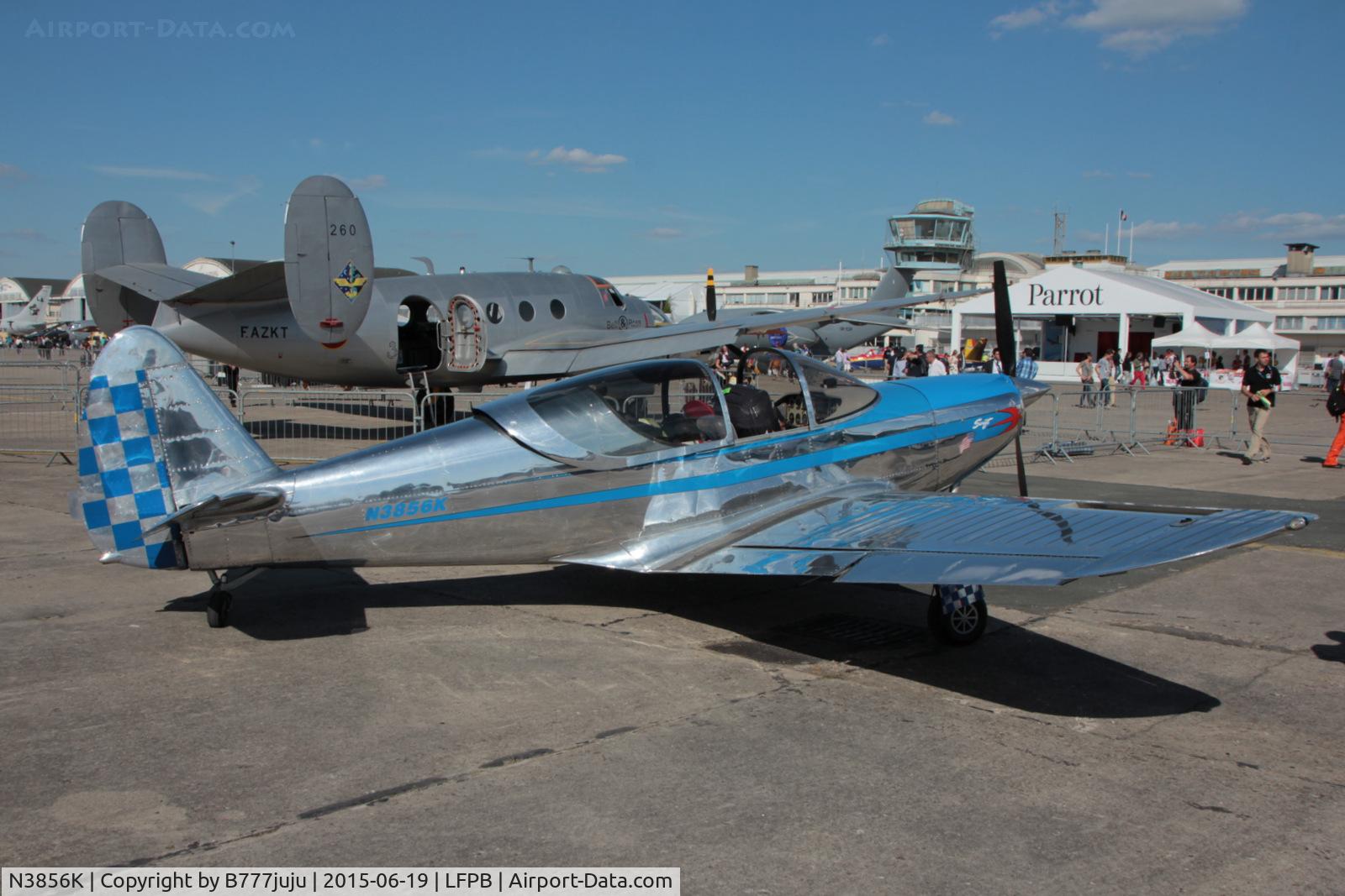 N3856K, 1948 Temco GC-1B Swift C/N 3556, at Le Bourget for SIAE 2015