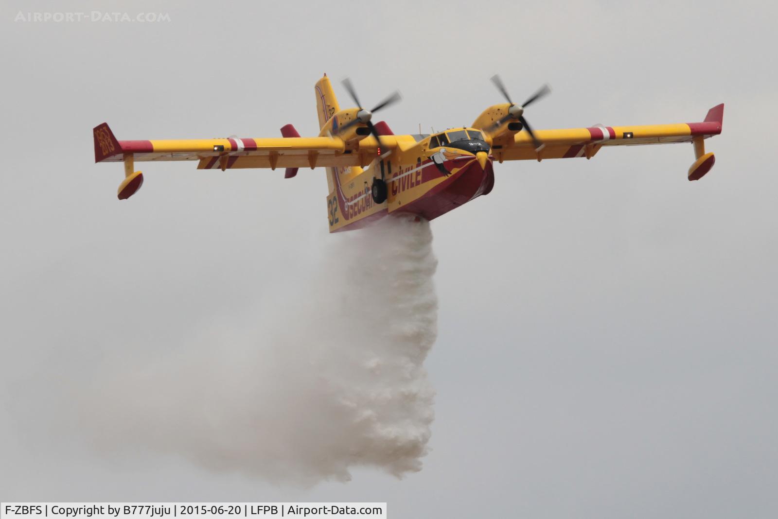 F-ZBFS, Canadair CL-215-6B11 CL-415 C/N 2001, at Le Bourget for SIAE 2015