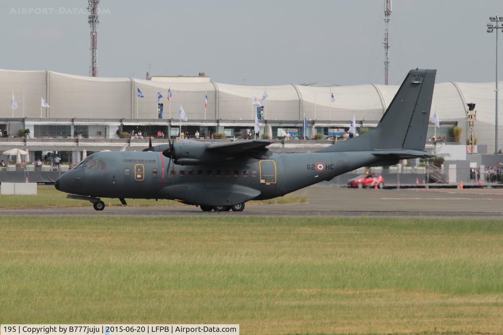 195, 2010 CASA CN-235-300M C/N C195, at Le Bourget for SIAE 2015