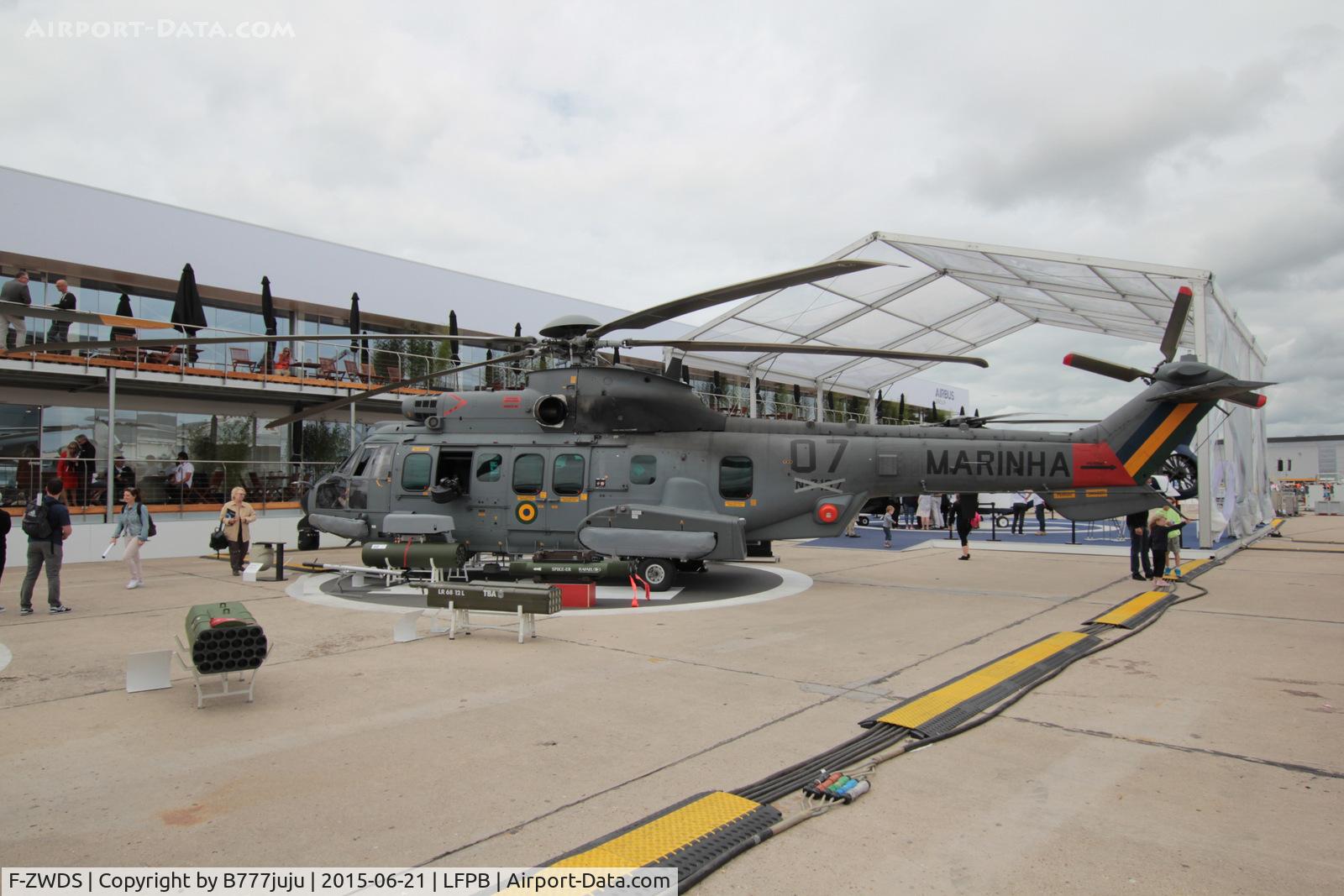 F-ZWDS, 2015 Airbus Helicopters EC-725BR-B Cougar C/N 2867/BRA019, at Le Bourget for SIAE 2015