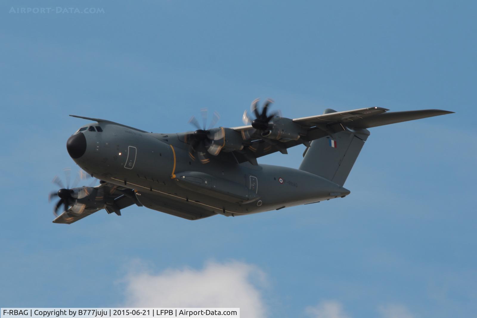 F-RBAG, 2015 Airbus A400M Atlas C/N 019, at Le Bourget for SIAE 2015