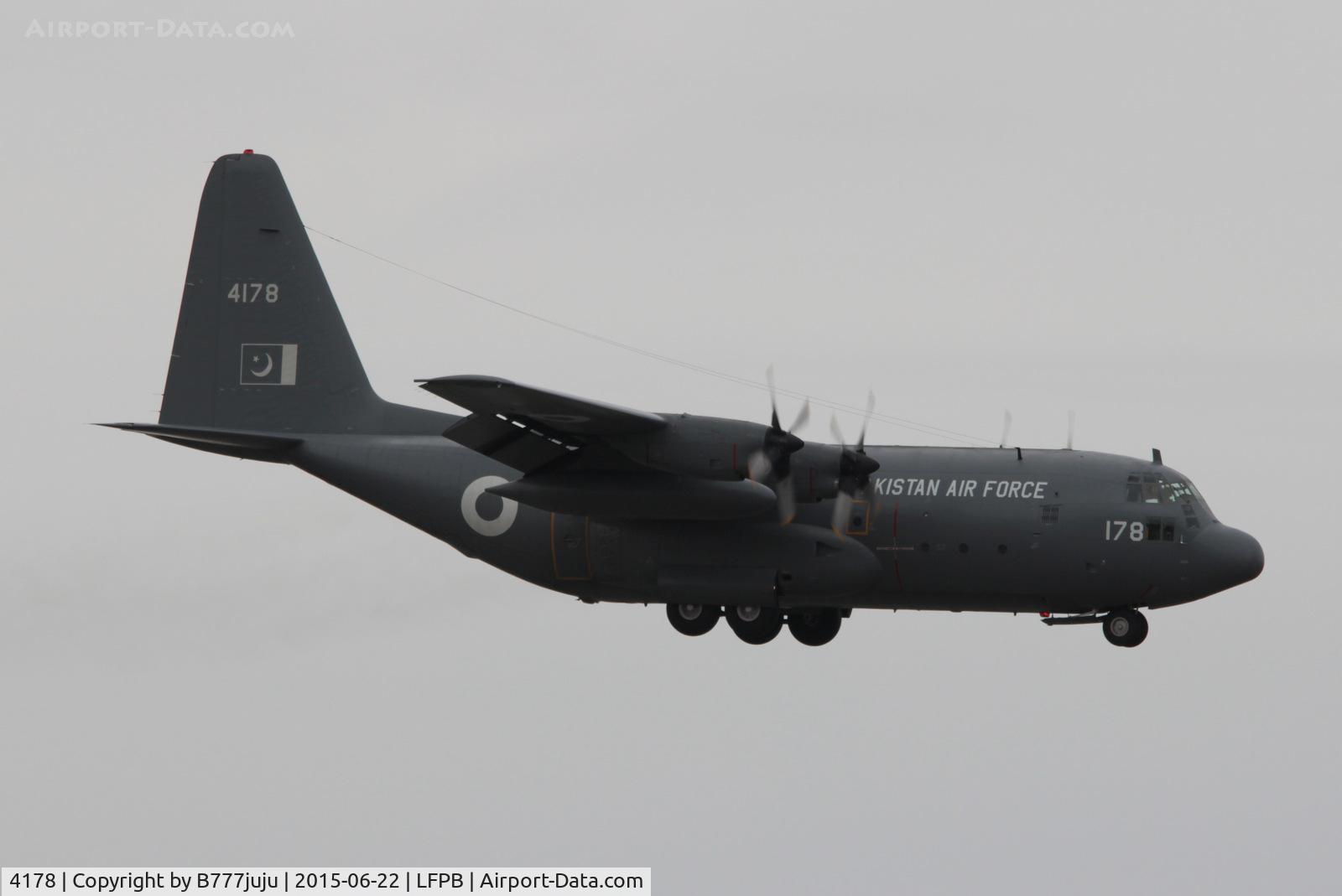 4178, Lockheed C-130E Hercules C/N 382-4178, at Le Bourget