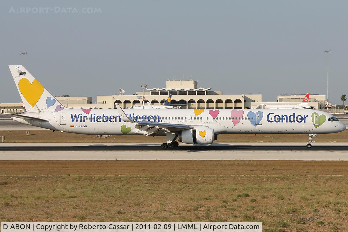 D-ABON, 2000 Boeing 757-330 C/N 29023, Runway 13