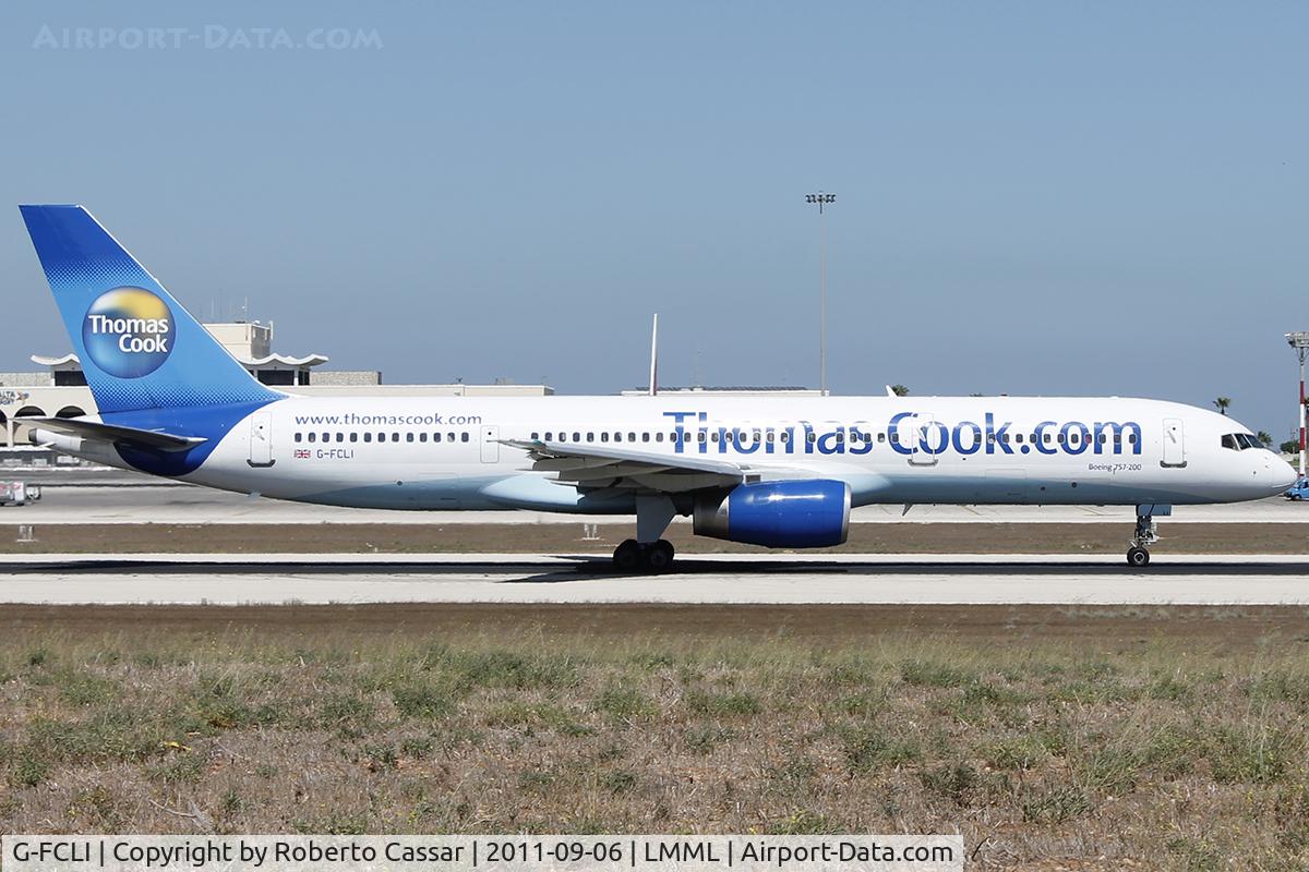 G-FCLI, 1995 Boeing 757-28A C/N 26275, Runway 13