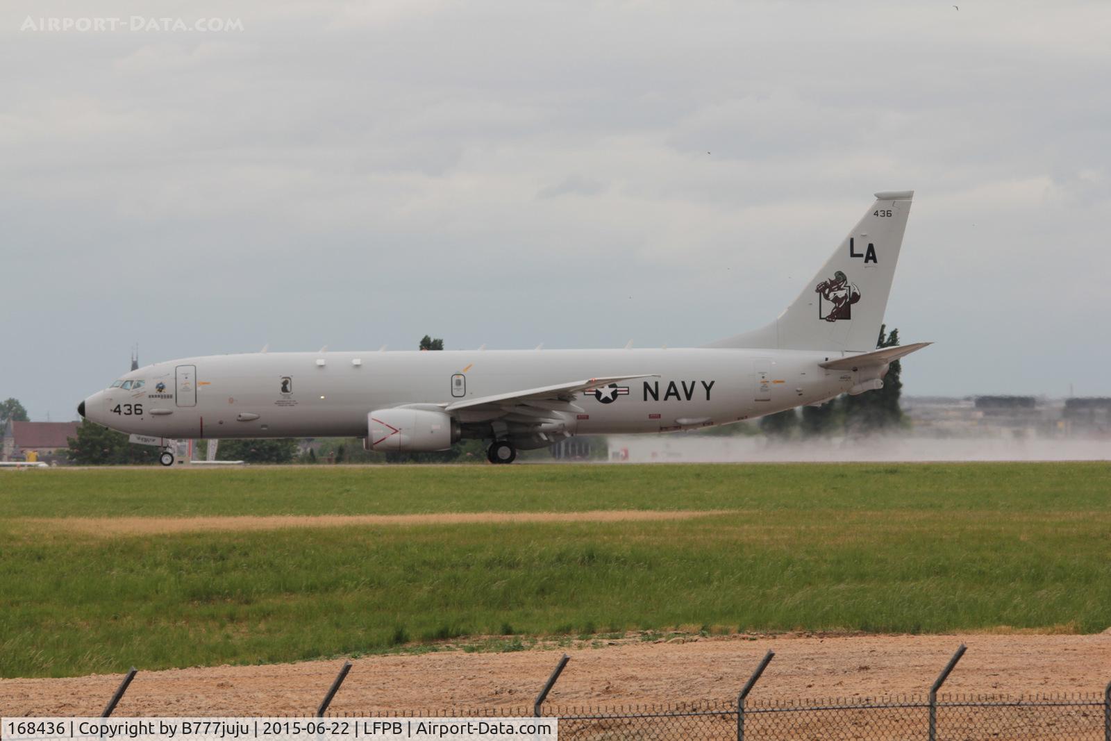 168436, 2012 Boeing P-8A Poseidon C/N 40816, at Le Bourget for SIAE 2015