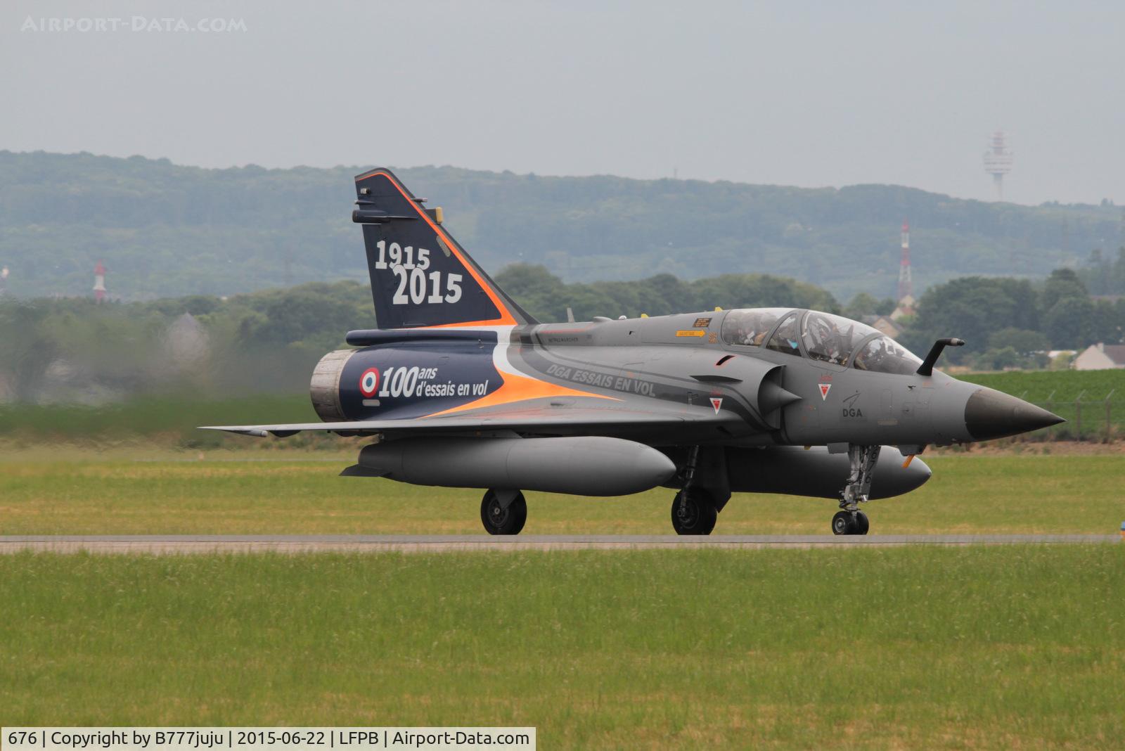 676, Dassault Mirage 2000D C/N 550, at Le Bourget for SIAE 2015