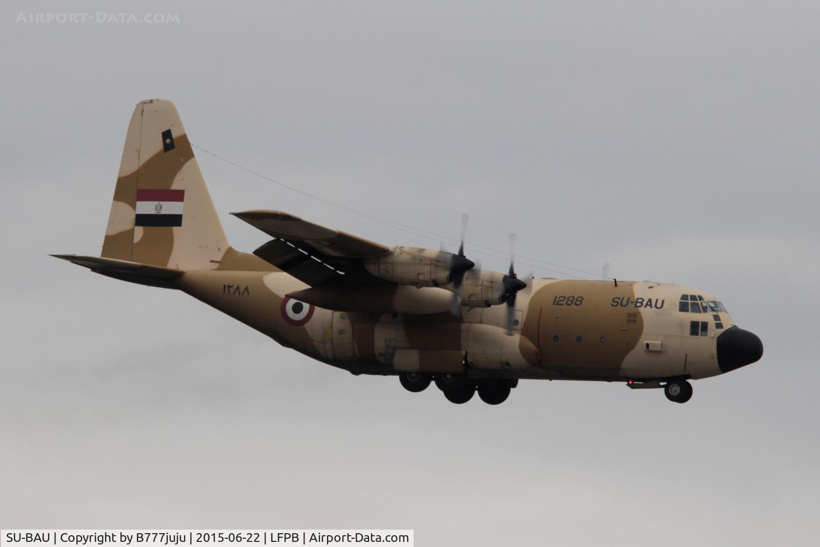 SU-BAU, 1979 Lockheed C-130H Hercules C/N 382-4810, at Le Bourget