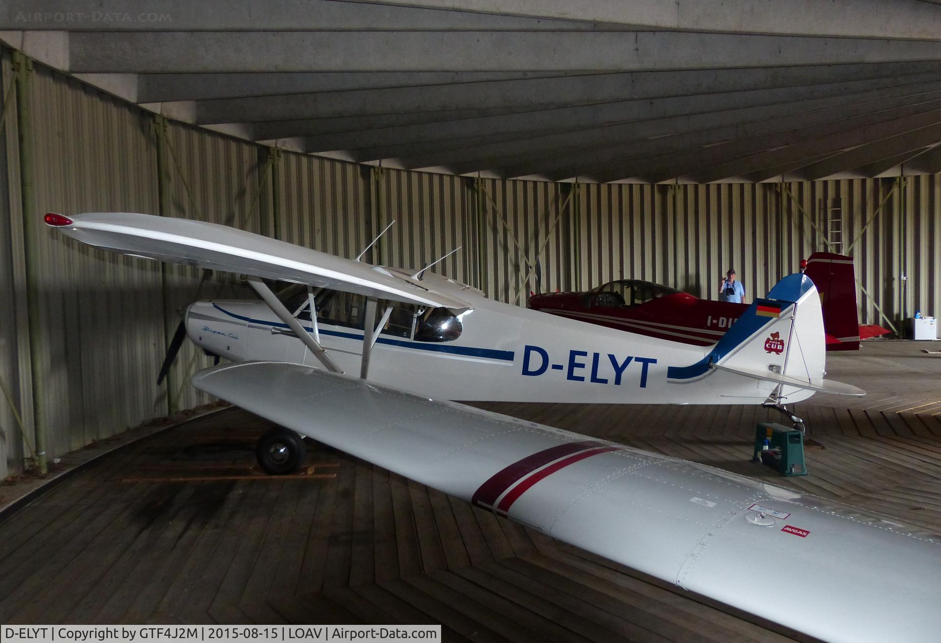 D-ELYT, Piper PA 18-95 Super Cub C/N 18-2013, D-ELYT at Voslau-Wien-W15.8.15