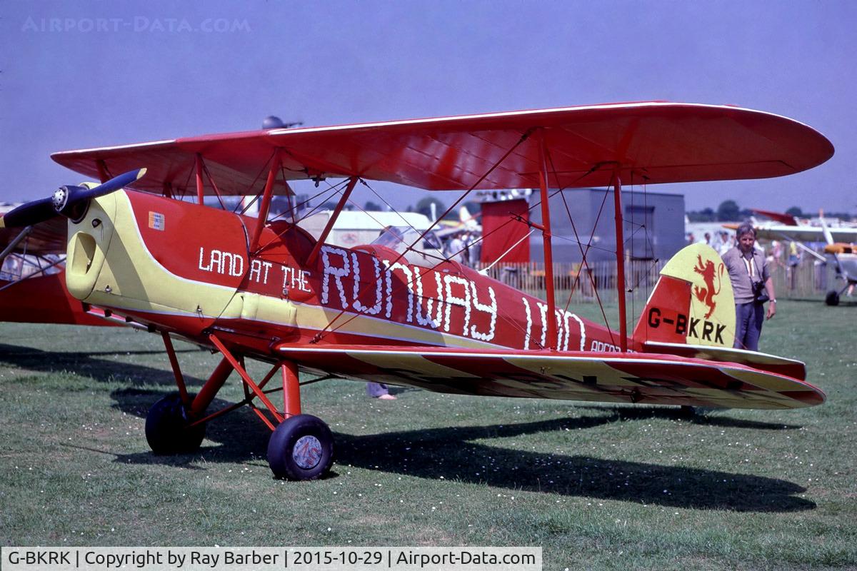 G-BKRK, 1947 Stampe-Vertongen SV-4C C/N 57, SNCAN Stampe SV.4C [57] (Place and date unknown). From a slide.