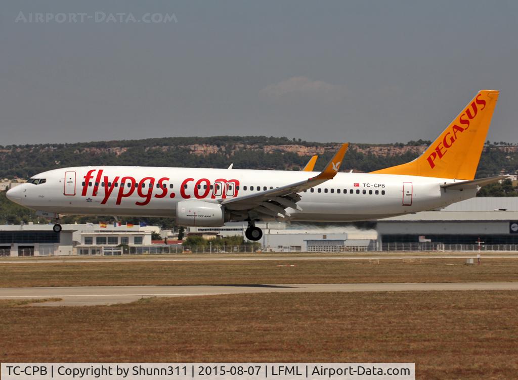TC-CPB, 2012 Boeing 737-82R C/N 38177, Landing rwy 31L