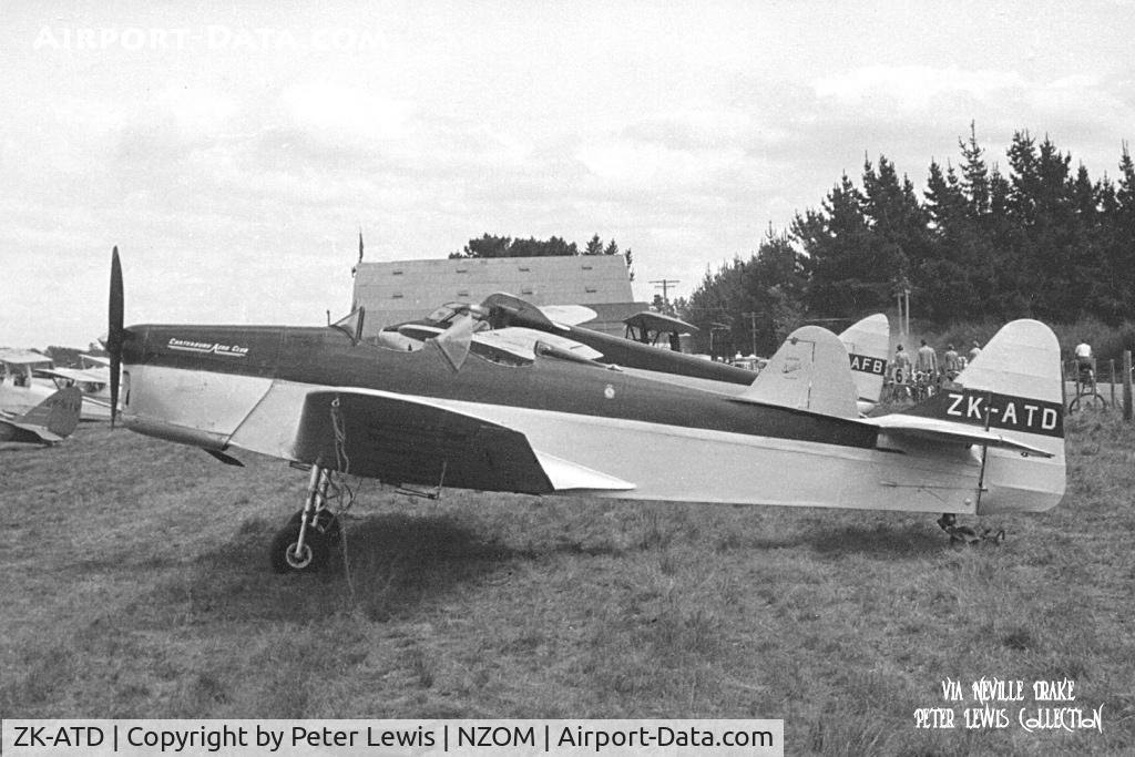 ZK-ATD, Miles M14A Hawk Trainer 3 C/N 897, Canterbury AC, Christchurch
