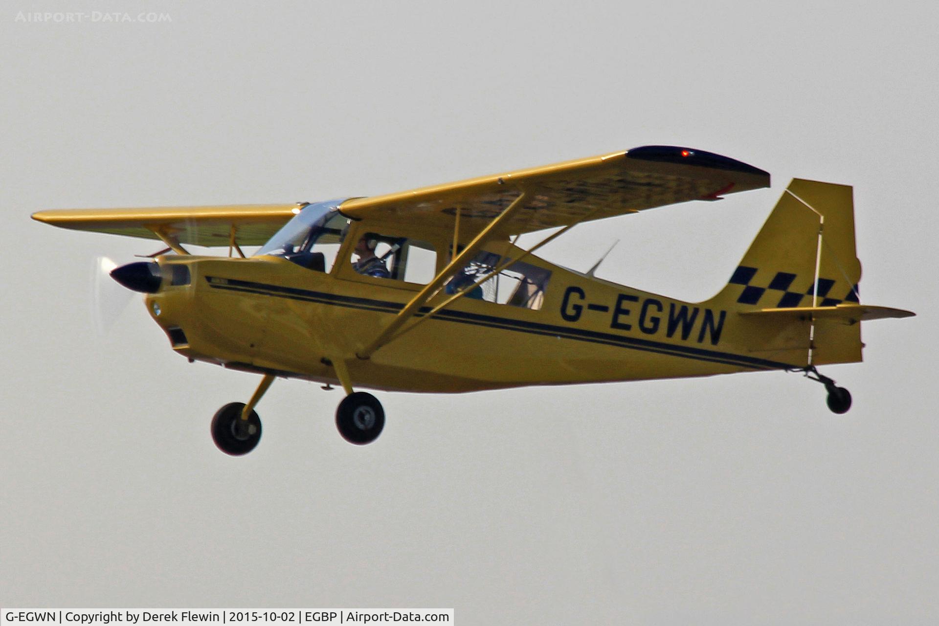 G-EGWN, 2007 Champion 7ECA Aurora Citabria C/N 1399-2007, Citabria Aurora, Freedom Aviation Ltd Kemble based, seen departing runway 08.
