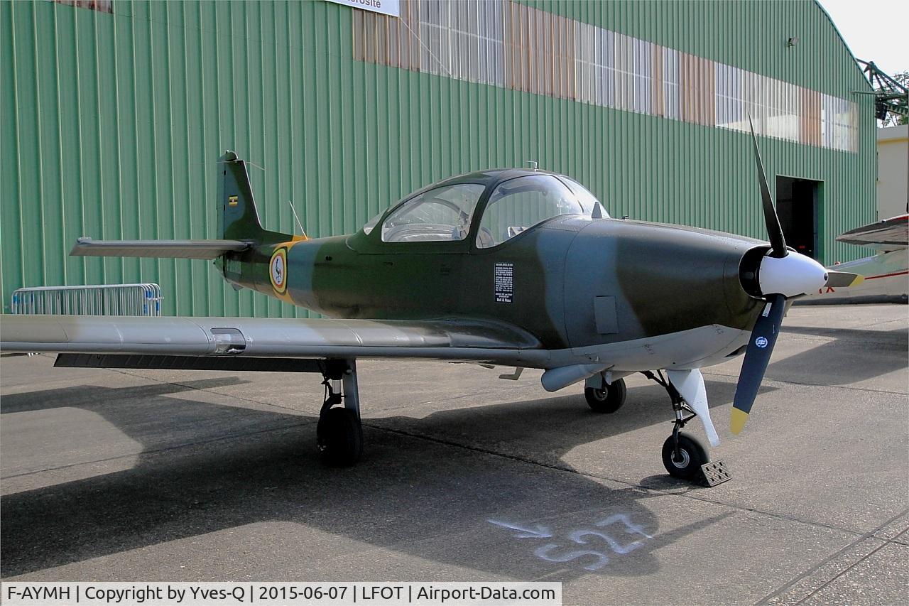 F-AYMH, 1958 Piaggio FWP-149D C/N 026, Piaggio FWP-149D, Static display, Tours-St Symphorien Air Base 705 (LFOT-TUF) Open day 2015