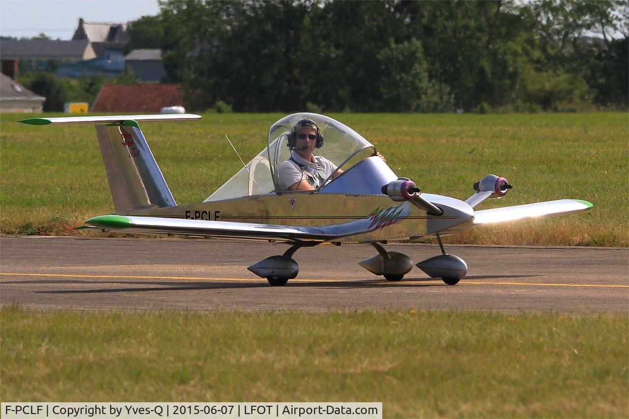 F-PCLF, 1996 Colomban MC-15 Cri-Cri (Cricket) C/N 533, Colomban MC-15 Cri-Cri, Taxiing to parking area, Tours-St Symphorien Air Base 705 (LFOT-TUF) Open day 2015