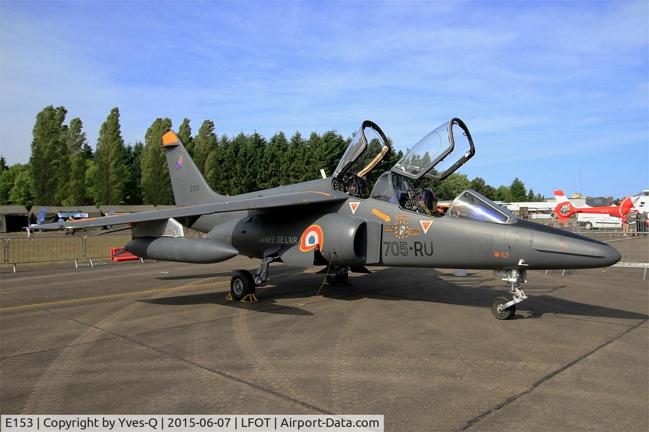E153, Dassault-Dornier Alpha Jet E C/N E153, Dassault-Dornier Alpha Jet E (705-RU), Static display, Tours-St Symphorien Air Base 705 (LFOT-TUF) Open day 2015