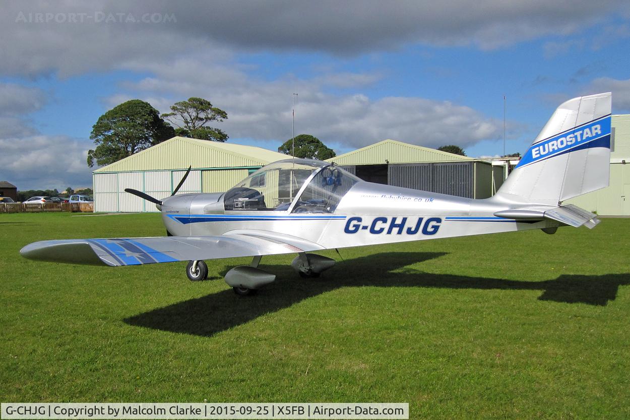 G-CHJG, 2012 Cosmik EV-97 TeamEurostar UK C/N 3938, Cosmik EV-97 TeamEurostar UK, Fishburn Airfield, September 25th 2015.