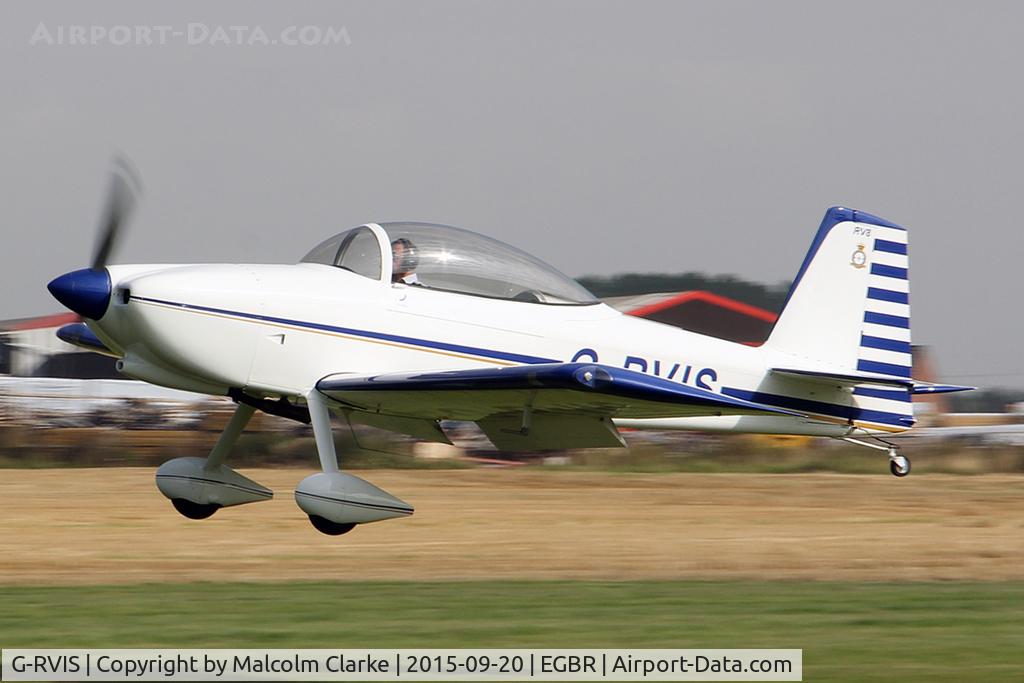 G-RVIS, 2003 Vans RV-8 C/N PFA 303-14031, Vans RV-8 at The Real Aeroplane Club's Helicopter Fly-In, Breighton Airfield, September 20th 2015.