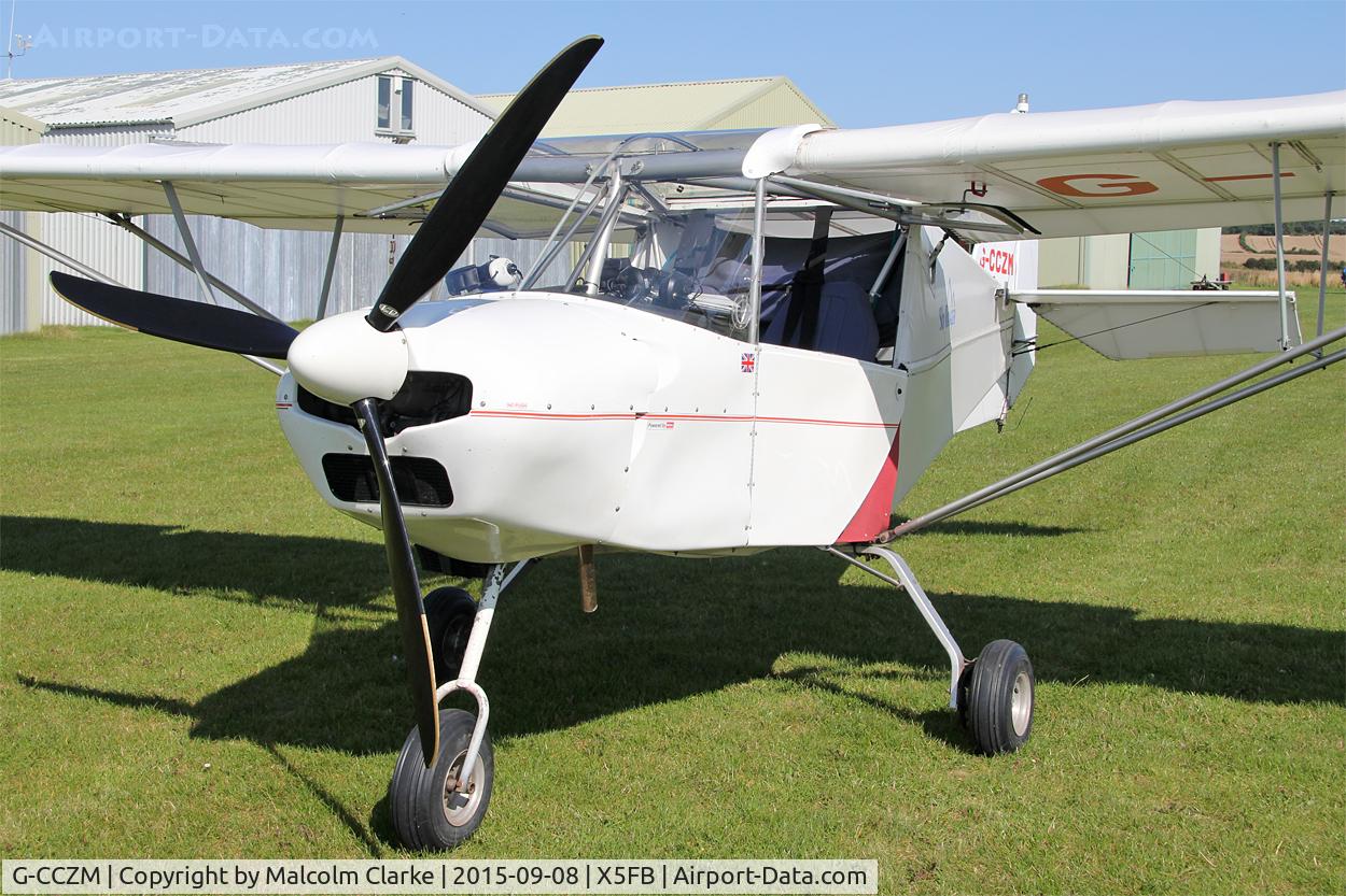 G-CCZM, 2004 Skyranger 912S(1) C/N BMAA/HB/372, Skyranger 912S(1), Fishburn Airfield, September 8th 2015.