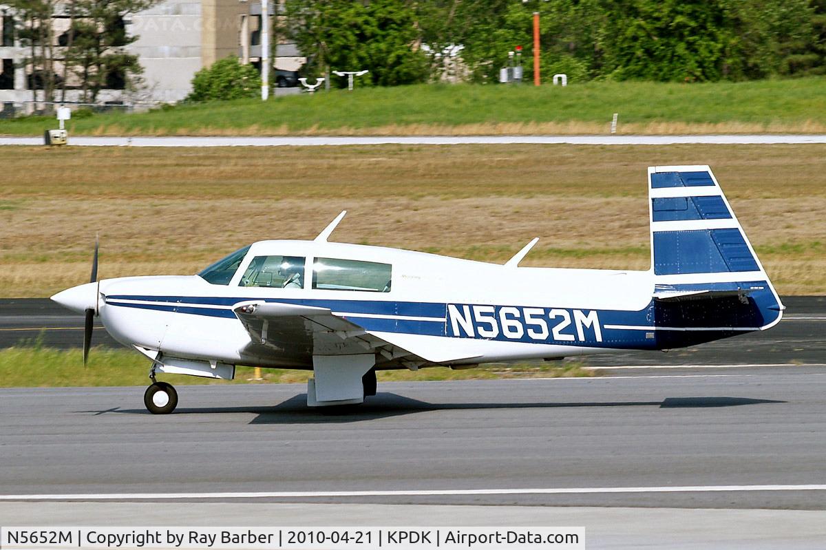 N5652M, Mooney M20J 201 C/N 24-1596, Mooney M.20J Model 201LM [24-1596] Atlanta-Dekalb Peachtree~N 22/04/2010