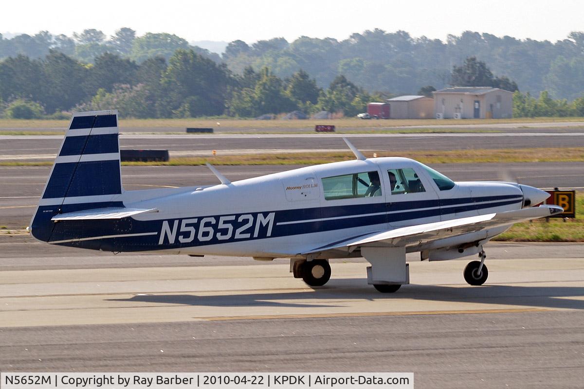 N5652M, Mooney M20J 201 C/N 24-1596, Mooney M.20J Model 201LM [24-1596] Atlanta-Dekalb Peachtree~N 22/04/2010