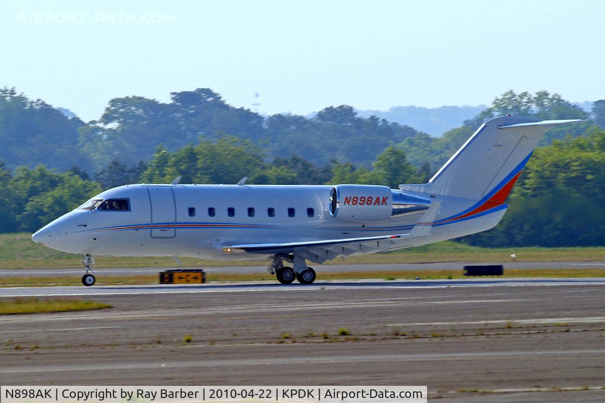 N898AK, Canadair Challenger 601-3A (CL-600-2B16) C/N 5040, Canadair CL.601-3A Challenger [5040] Atlanta-Dekalb Peachtree~N 22/04/2010