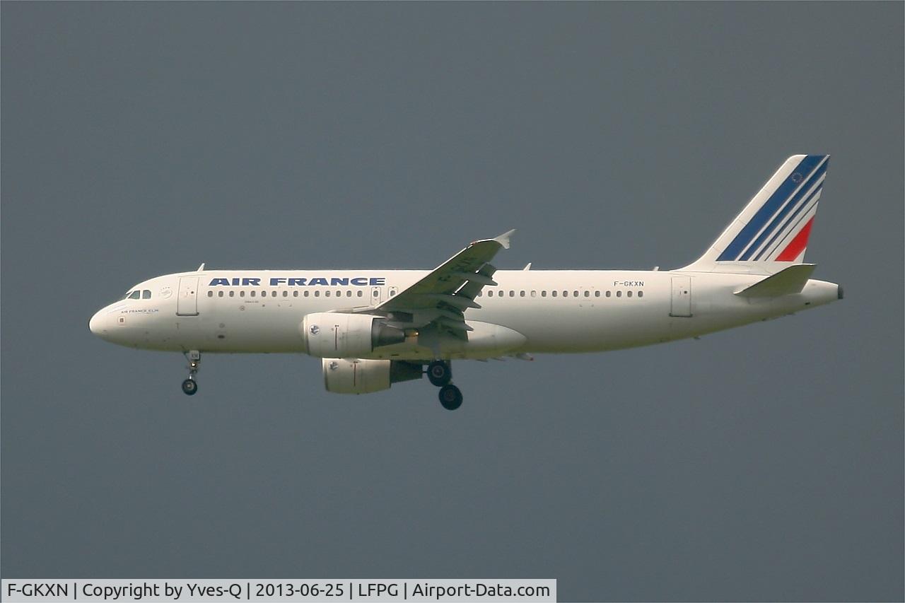 F-GKXN, 2006 Airbus A320-214 C/N 3008, Airbus A320-214, Short approach rwy 27R, Paris Charles De Gaulle Airport (LFPG-CDG)