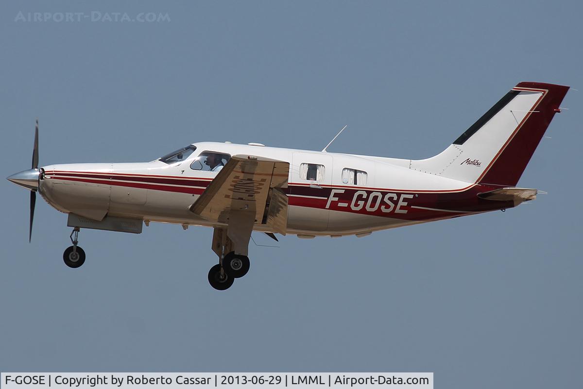 F-GOSE, 1986 Piper PA-46-310P Malibu C/N 46-08010, Runway 31